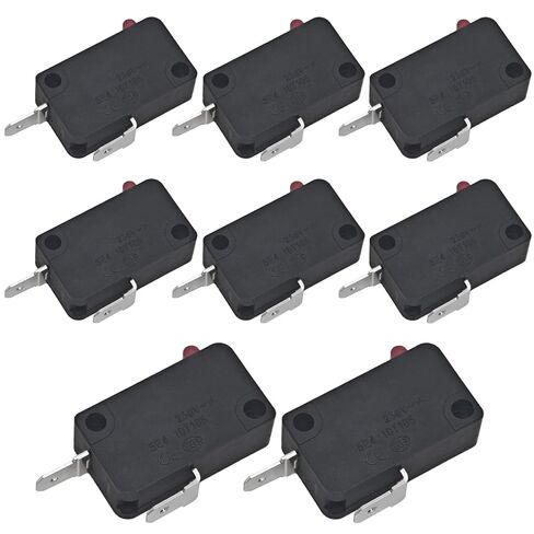 V-15-2C26-K Snap Action Micro Switch (Pack of 8) - 15A 125/250VAC Normally Closed (NC) Switch Replacement for OMRON Shurflo 2088 Series Pump in Saudi Arabia