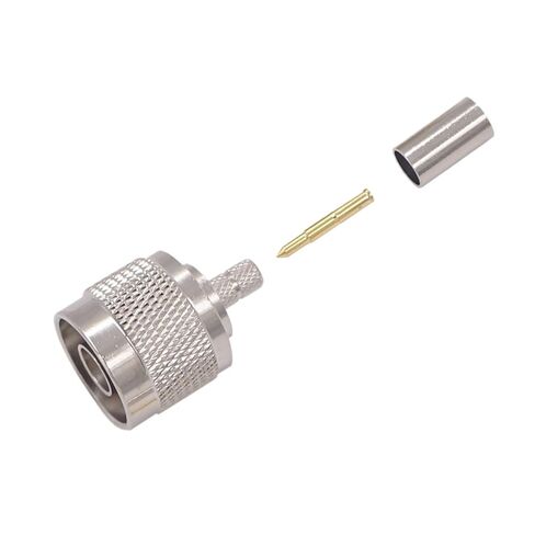 1 Piece N Type Male Crimp coaxial Connector in Saudi Arabia