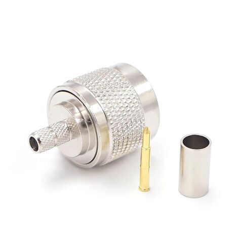 1 Piece N Type Male Crimp coaxial Connector in Saudi Arabia