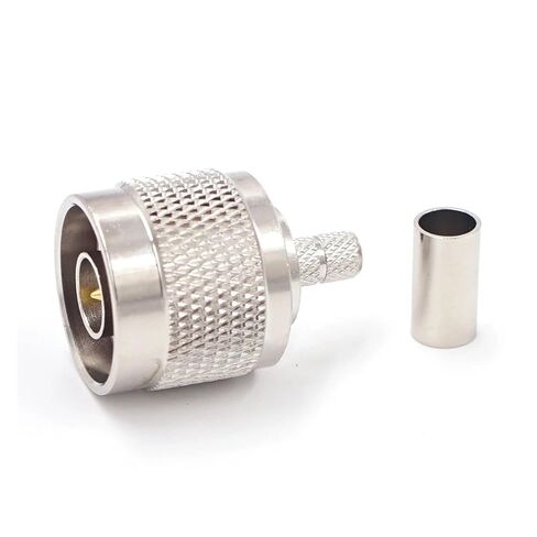 1 Piece N Type Male Crimp coaxial Connector in Saudi Arabia