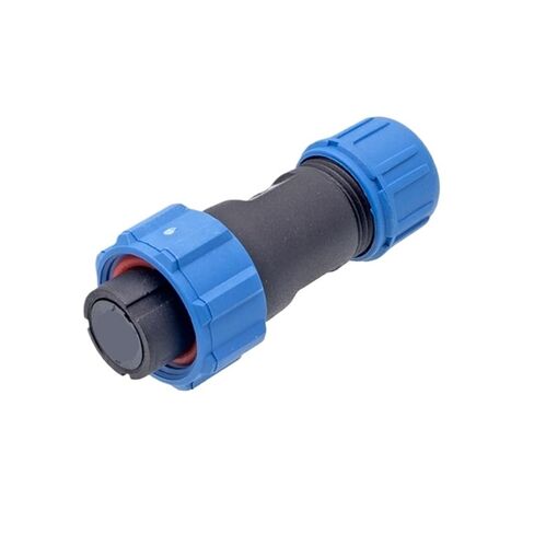 2PCS Threaded Plastic Waterproof Circular Connectors(SP1312-P,5P) in Saudi Arabia
