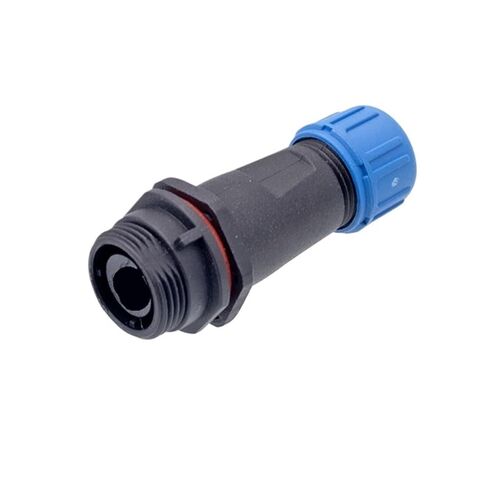 2PCS Threaded Plastic Waterproof Circular Connectors(SP1312-P,5P) in Saudi Arabia