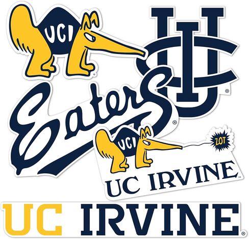 Desert Cactus University of California Irvine Sticker Anteaters UCI Eatersr Vinyl Decals Laptop Water Bottle Car Scrapbook Sheet T2 (Type 2-3) in Saudi Arabia
