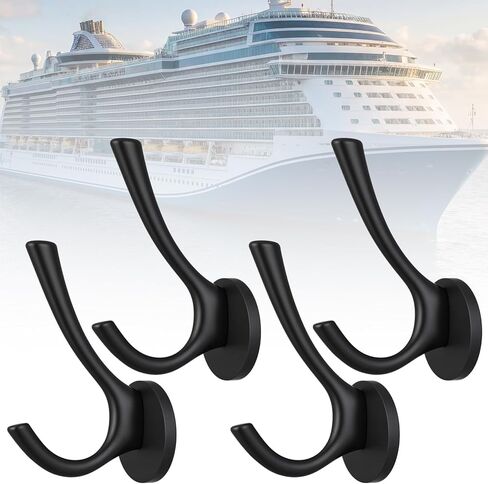 Moxweyeni 4 Pcs Large Heavy Duty Cruise Magnetic Hooks Cruise Cabin Ship Magnet Wall Hooks Clips for Hanging Coats Robes Towels Backpacks Bags Keys Hats Clothes Jackets in Saudi Arabia