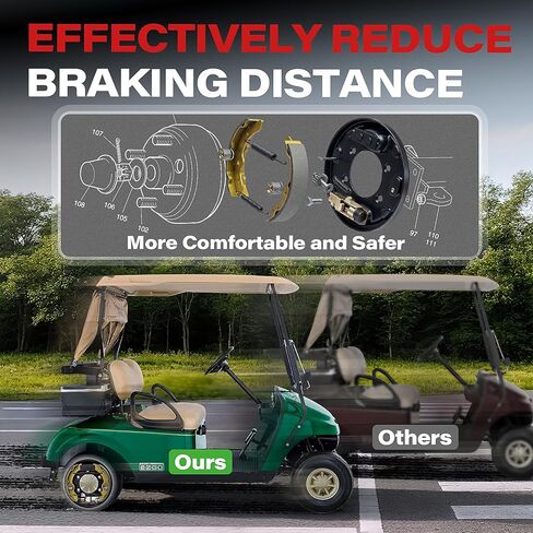 مجموعة تجميع فرامل عربة الجولف، تناسب 1996-Up EZGO TXT & Medalist، 1993-Up Yamaha G14 G16 G19 G20 G21 G22، OEM# 70998-G01، 70998-G02 in Kuwait