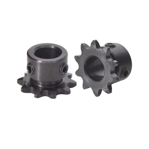 Bevel Gear Pinion Hardware Mechanical 1Pc 10T 04C #25 Sprockets for Roller Chain Bore 5 6 .35 8 10mm 10 Tooth 45# Steel Gear(Bore 8mm) in Saudi Arabia