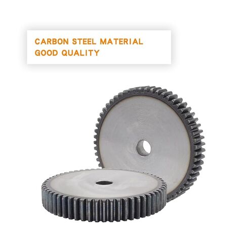 Bevel Gear Pinion Hardware Mechanical 1pcs Cylindrical Gear 2M-94/95/96/100/105/110/120/127T Carbon Steel Spur Total Height 20mm(2M105T - Bore 20 mm) in Kuwait