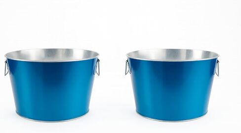Behrens 5 Gallon Round Steel Tub (2 Tubs) in Saudi Arabia