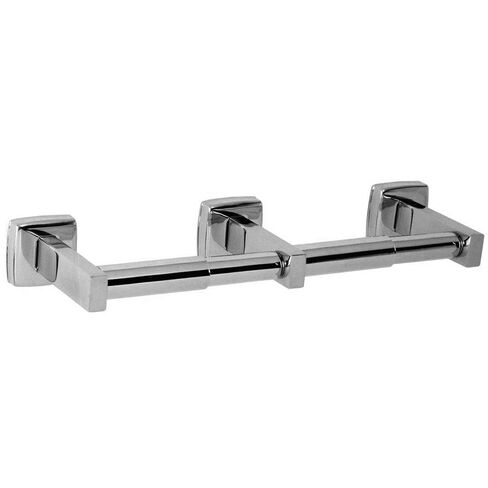 Bobrick 76867 Stainless Steel Surface Mounted Toilet Tissue Dispenser, Satin Finish, 12-1/2" Width x 2" Height in Saudi Arabia