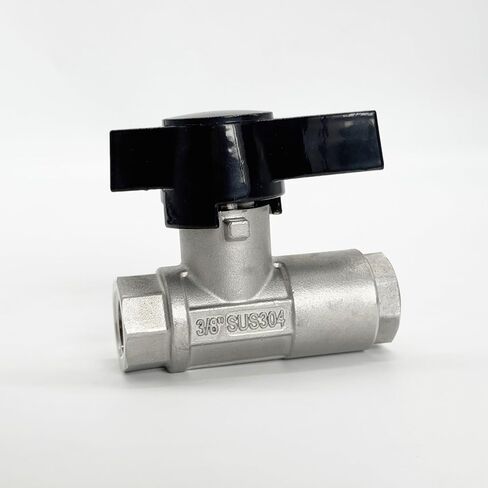 3/8 NPT, 5000 PSI High Pressure Washer Washing Machine Shut-Off Valve, 304 Stainless Steel DN10 Ball Valve in Saudi Arabia