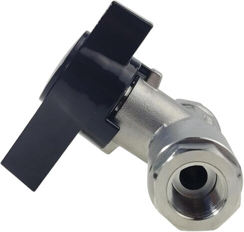 3/8 NPT, 5000 PSI High Pressure Washer Washing Machine Shut-Off Valve, 304 Stainless Steel DN10 Ball Valve in Saudi Arabia
