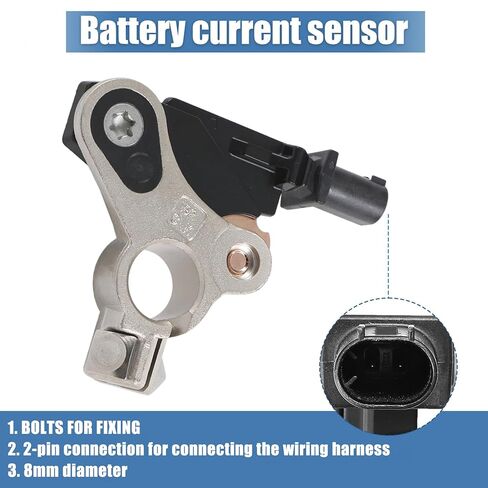 Battery Current Sensor 4692269AI Compatible with Dodge Journey Charger Challenger Chrysler 200 300 Jeep Wrangler Cherokee Ram 1500 2500 3500 Battery Temperature Voltage Sensor Replaces# 4692269AG in Saudi Arabia