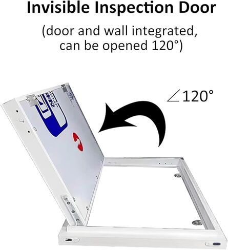 Drywall Access Panel - Concealed Inspection Door, 120° Swing for Effortless Access, Perfect for Electrical, Plumbing &, Size 45x80CM (18x32IN) in Saudi Arabia