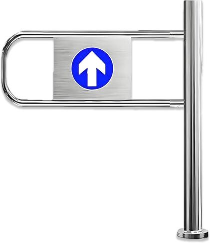 Stainless Steel Entrance and Exit Device,Automatic Closing Way Door,Durable Safety Closure Device,for Pedestrian Access Control,for Store/Yards/Warehouse Size 50~110x97cm set-100 in Saudi Arabia