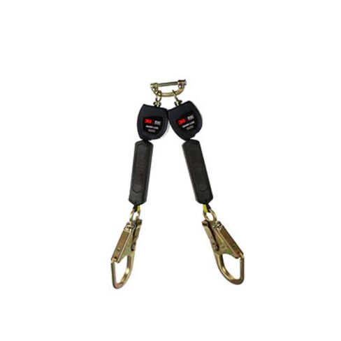 3M DBI-SALA Nano-Lok Personal Fall Protection Self Retracting Lifeline SRL, Twin-leg, Web Construction 3101280, 6 ft. (1.8m), 1 EA in Saudi Arabia