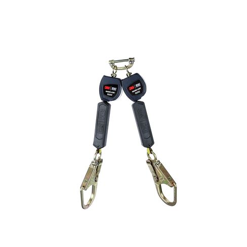3M DBI-SALA Nano-Lok Personal Fall Protection Self Retracting Lifeline SRL, Twin-leg, Web Construction 3101280, 6 ft. (1.8m), 1 EA in Saudi Arabia