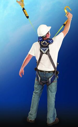 3M DBI-SALA Nano-Lok Personal Fall Protection Self Retracting Lifeline SRL, Twin-leg, Web Construction 3101280, 6 ft. (1.8m), 1 EA in Saudi Arabia