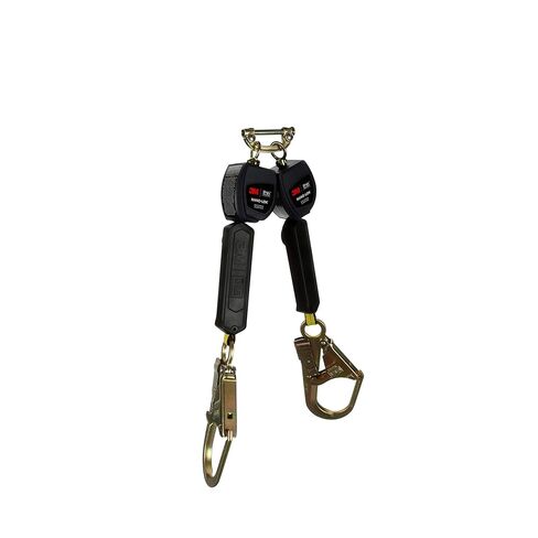 3M DBI-SALA Nano-Lok Personal Fall Protection Self Retracting Lifeline SRL, Twin-leg, Web Construction 3101280, 6 ft. (1.8m), 1 EA in Saudi Arabia