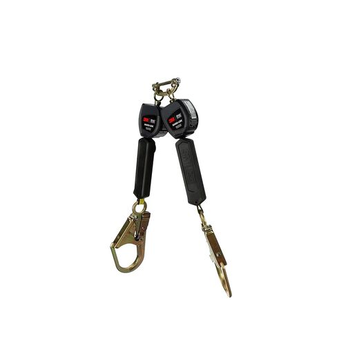 3M DBI-SALA Nano-Lok Personal Fall Protection Self Retracting Lifeline SRL, Twin-leg, Web Construction 3101280, 6 ft. (1.8m), 1 EA in Saudi Arabia