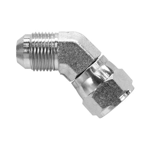 6502-08-08 Hydraulic Fitting 1/2" Male JIC X 1/2" Female JIC Swivel 45 Degree Carbon Steel. in Saudi Arabia