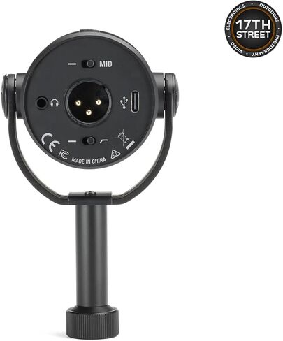 ميكروفون البث الديناميكي SAMSON Q9U XLR/USB مع الملحقات - مرشح بوب للميكروفون PS04 Gooseneck، سماعة رأس ستيريو فوق الأذن SR350، حامل ميكروفون بذراع ذراع، وقطعة قماش للتنظيف - طقم حزمة in Saudi Arabia