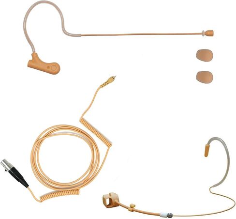 Mini Headset with Coiled Detachable Cable and Frame Compatible with Shure (with Frame) in Saudi Arabia