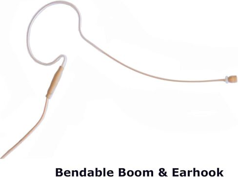 Mini Headset with Coiled Detachable Cable and Frame Compatible with Shure (with Frame) in Saudi Arabia