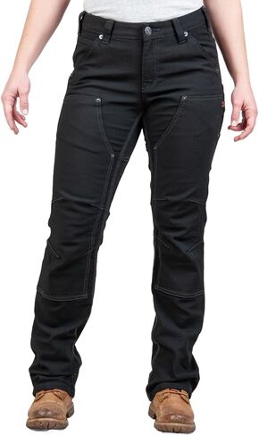 بنطال Dovetail Workwear Britt Utility Cargo للنساء، مقاس ساق مستقيمة، 11 جيبًا عمليًا in Kuwait