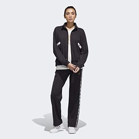 سترة رياضية للسيدات من adidas x Zoe Saldana Collection، أسود، مقاس S in Saudi Arabia