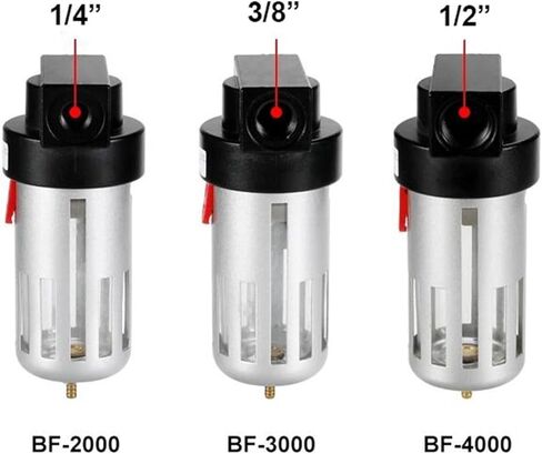 Pneumatic type air filter AF2000 1/4 inch with Copper filter cartridge in Saudi Arabia
