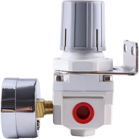 AR2000 1/4" NPT Pneumatic Air Compressor Pressure Regulator Reduction for Compressed Air System 150 PSI Steel Protected Gauge in Saudi Arabia