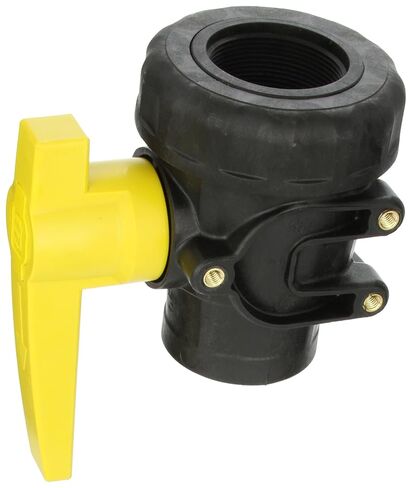 صمام كروي فردي من مادة البولي بروبيلين SU200E من Green Leaf، منفذ كامل، أنثى NPT مقاس 2 بوصة in Kuwait