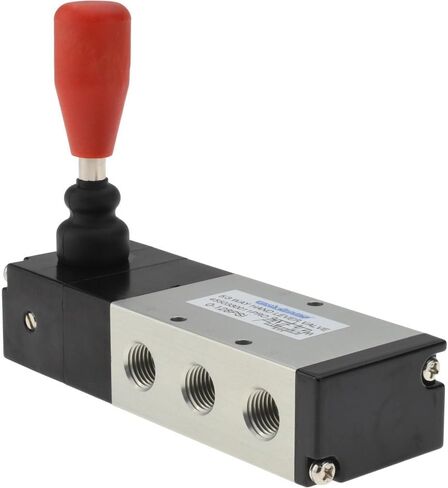 PRO SOURCE 5-Way 3-Position Manual Lever/Spring Air Valve: 128 Max PSI, 1/4" NPT Inlet & Outlet in Saudi Arabia