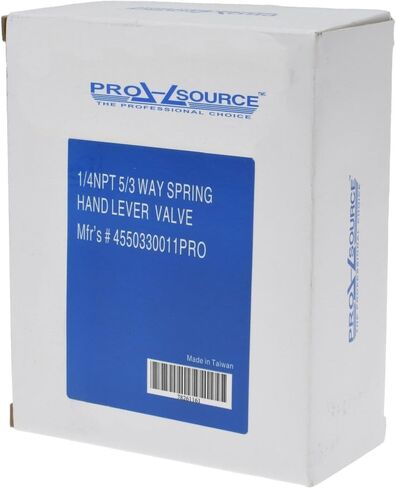 PRO SOURCE 5-Way 3-Position Manual Lever/Spring Air Valve: 128 Max PSI, 1/4" NPT Inlet & Outlet in Saudi Arabia