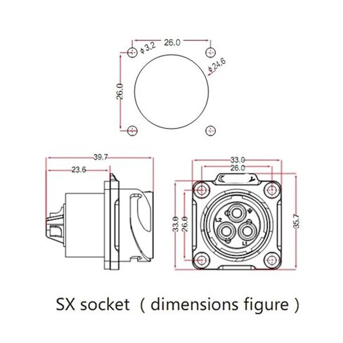 24 pin Power Circular Connector Male Socket Outdoor Waterproof IP67 Heavy Duty in Saudi Arabia