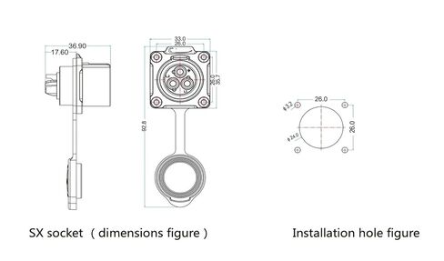 12 pin Power Connector Male and Female Socket Waterproof Heavy Duty in Saudi Arabia