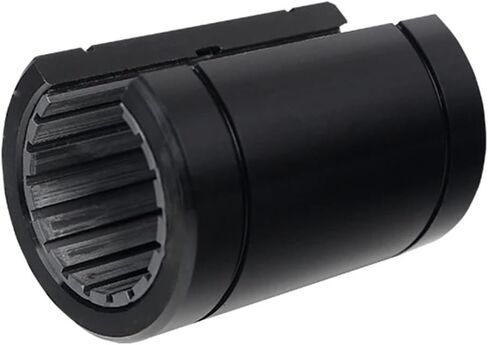 فتح المحمل الخطي الهندسي البلاستيكي ذاتي التشحيم جلبة الألياف المنزلقة LM-10OP LM-12OP LM-16-50OP (بني، J1-LM40 40X60X80mm) in Kuwait