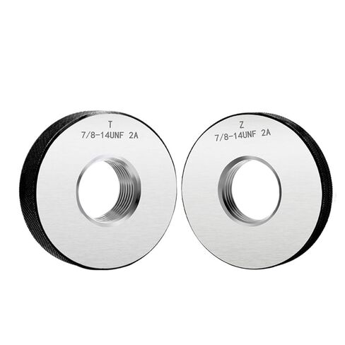 1SET(1*GO+1*NOGO) 2A American Standard Metric Fine Thread Ring Gauge UNC UNF UNS Measure Tool(1-1I4-16UN-2A) in Saudi Arabia