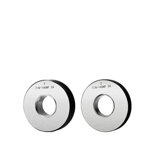 1SET(1*GO+1*NOGO) 2A American Standard Metric Fine Thread Ring Gauge UNC UNF UNS Measure Tool(1-1I4-16UN-2A) in Saudi Arabia