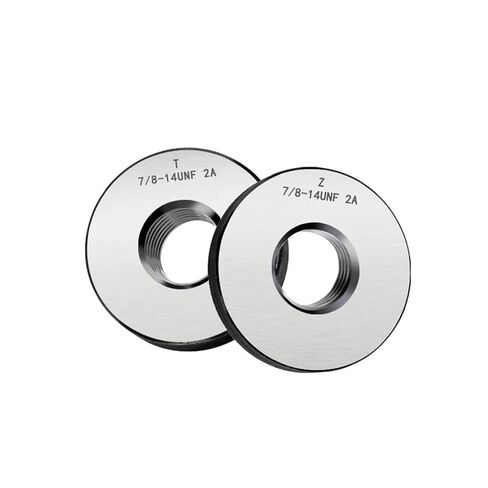 1SET(1*GO+1*NOGO) 2A American Standard Metric Fine Thread Ring Gauge UNC UNF UNS Measure Tool(1-1I4-16UN-2A) in Saudi Arabia