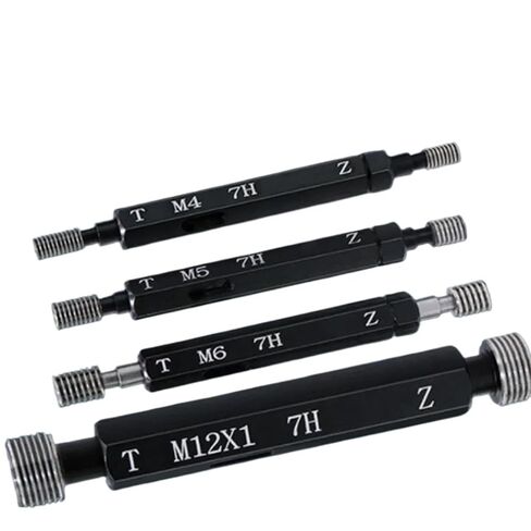 Steel Mer-cury Gage Fine Thread Gauge 7H M11 M12 M13 M14 M15 M16 M18 M20 M22 M24 M25 M26- M60 Thread Distance 1.5(M38X1.5 7H) in Saudi Arabia