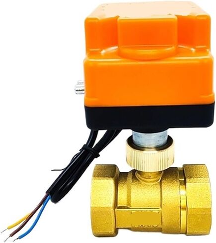 1/2 "3/4" 1 "2" صمام كروي نحاسي ثلاثة أسلاك تحكم ثنائي الاتجاه مع مفتاح يدوي 220 فولت 24 فولت 12 فولت (1، DC24V) in Kuwait