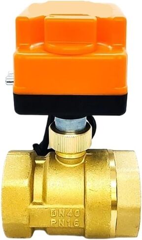1/2 "3/4" 1 "2" صمام كروي نحاسي ثلاثة أسلاك تحكم ثنائي الاتجاه مع مفتاح يدوي 220 فولت 24 فولت 12 فولت (1، DC24V) in Kuwait