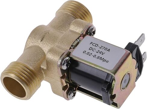 G1/2 Inch Brass Electric Solenoid Valve DC 12V 24V AC220V 1Pcs(220V_NORMAL CLOSE) in Saudi Arabia