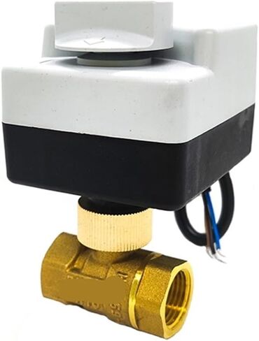 1/2" Brass Ball Valve Three-Wire Two-Control Two-Way Actuator Internal Thread with Manual Switch AC220V in Saudi Arabia