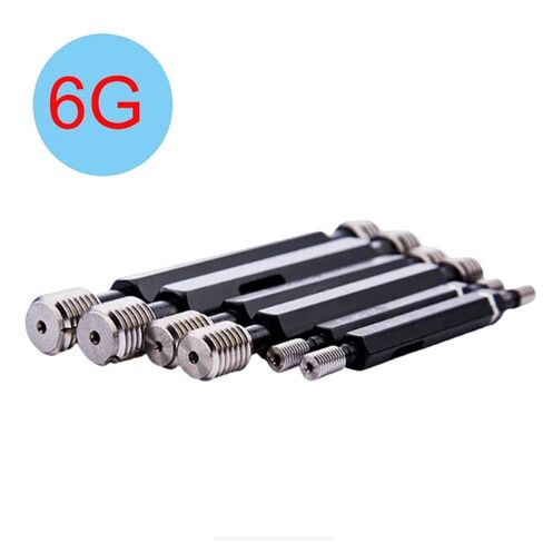 1PCS Steel Double End Hex Handle Thread Gage Gauge 6G M5 M6 M8 M10 M12 M14 M20 M30 M40 M50 M60Thread Distance 0.75(M57X0.75 6G) in Saudi Arabia