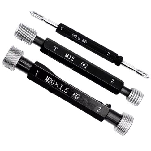 1PCS Steel Double End Hex Handle Thread Gage Gauge 6G M5 M6 M8 M10 M12 M14 M20 M30 M40 M50 M60Thread Distance 0.75(M57X0.75 6G) in Saudi Arabia