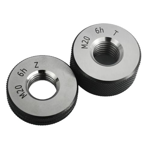 1SET(1*GO+1*NOGO) 6h Accuracy Standard Metric Fine Tooth Thread Ring Gauge M39M40M41 Measure Tool(M39-6h T Z,X 4.0) in Saudi Arabia