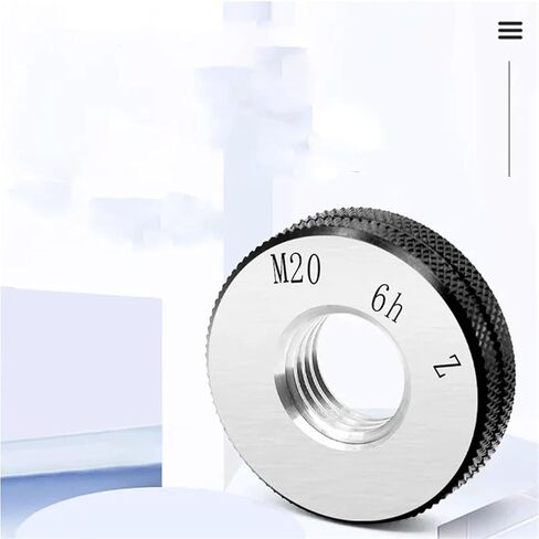 1SET Thread Ring Gauge Smooth 6h M1 M1.2 M1.6 M2 M2.5 M3 M4 M5 M6 M8 M10 M12 M20 M22 M30 M40 M50- M65(M16X2 6h) in Saudi Arabia