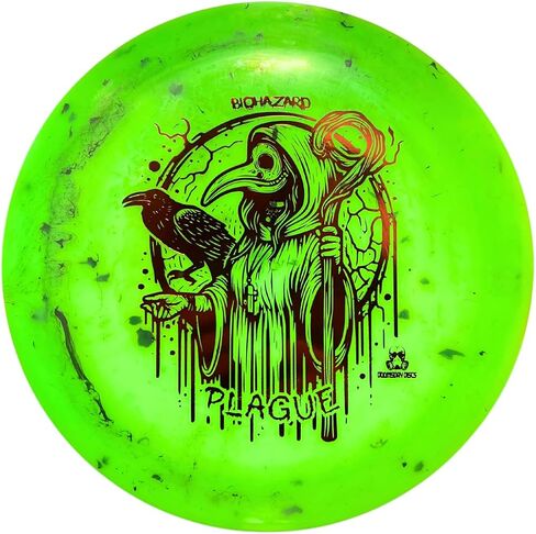 DOOMSDAY DISCS Plague Distance Driver | Advanced Disc Golf Driver | Premium Flexible Plastic in Saudi Arabia
